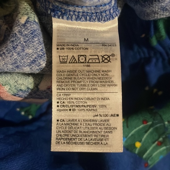 Dinosaur Men’s Size M Holiday Sleep Long Pants Regular - Picture 7 of 7